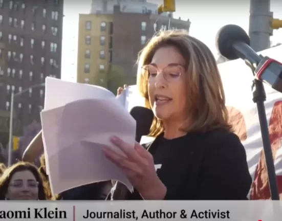 Naomi Klein - protest against Israel Genocide